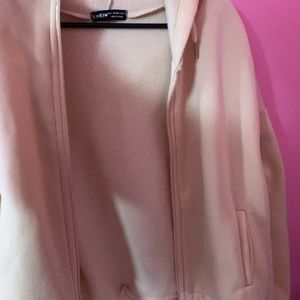 Cream Colored Zip Up Jacket, From Shein, Worn Once